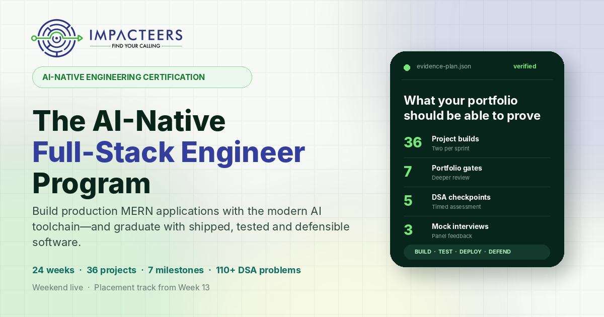 The AI-Native Full-Stack Engineer Program